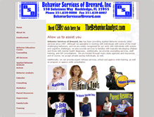 Tablet Screenshot of behaviorservicesofbrevard.com